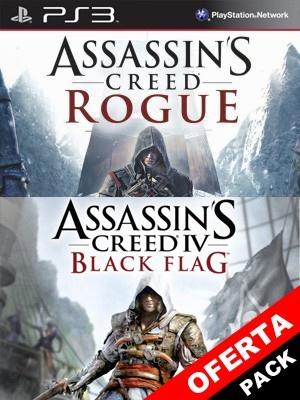 ASSASSINS CREED ROGUE + ASSASSINS CREED 4 BLACK FLAG